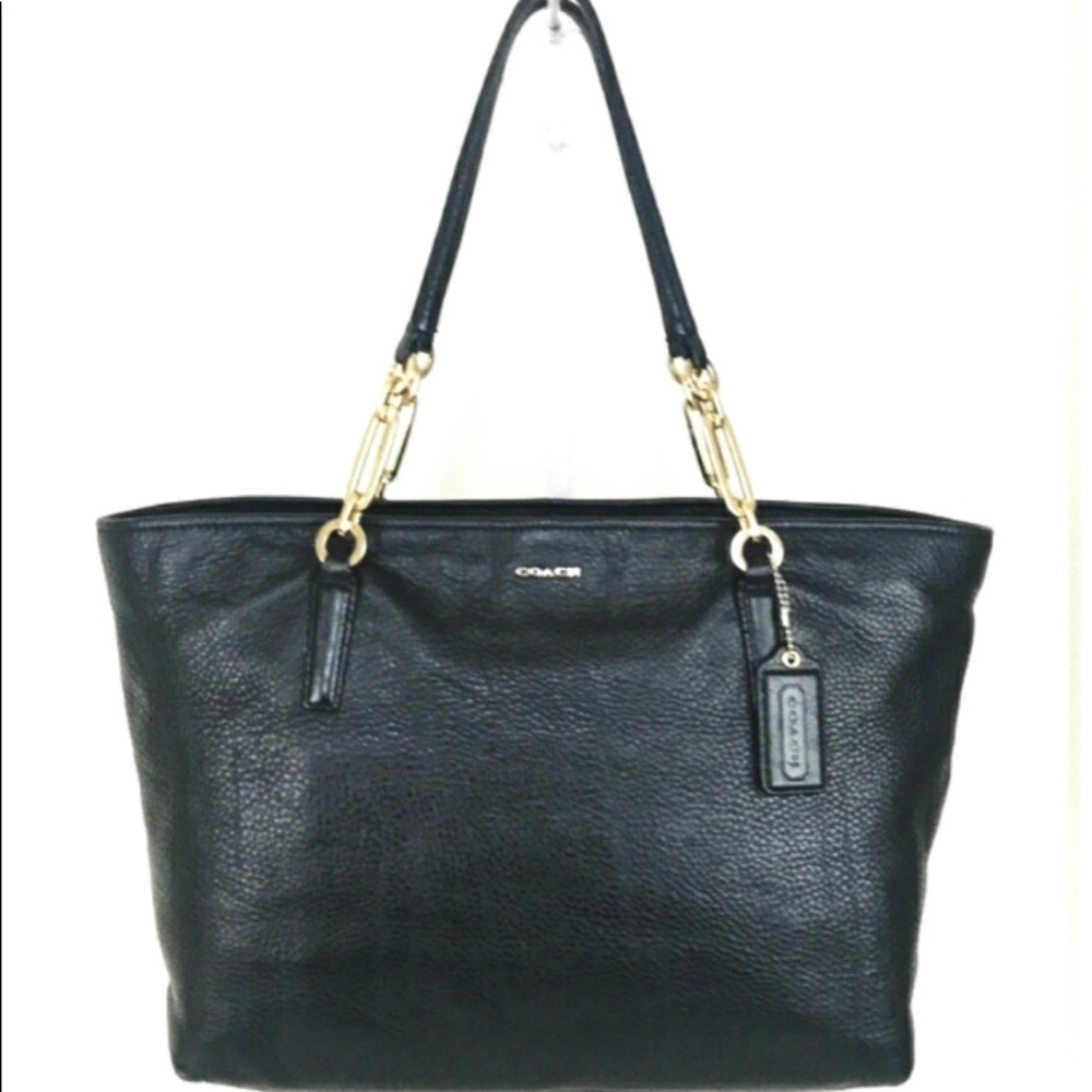 Authentic COACH MADISON EAST WEST &duster bag